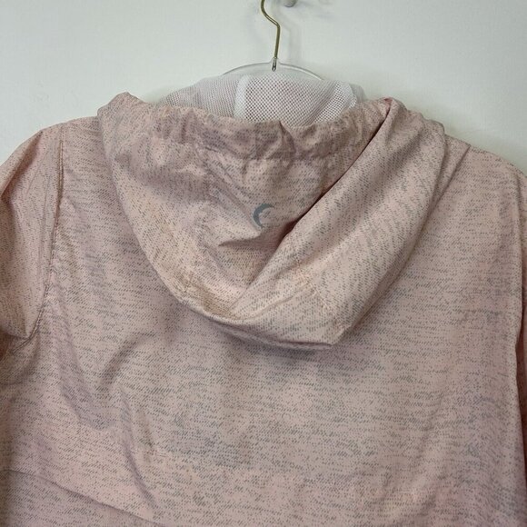 NEW Zyia Pink Bomber Jacket Womens Size Small Hooded Windbreaker - Picture 10 of 10